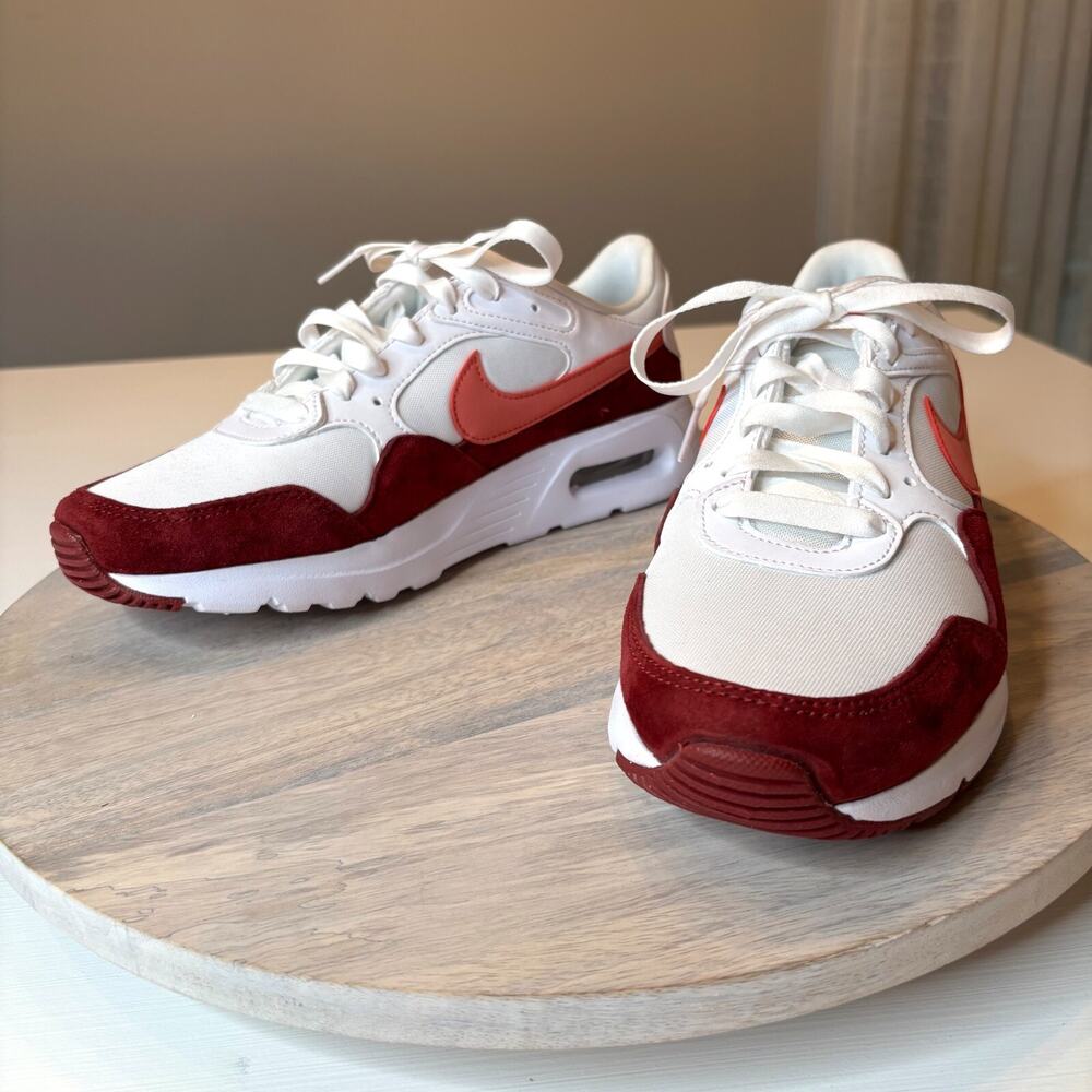 Nike Women's Athletic Shoes - White and Red